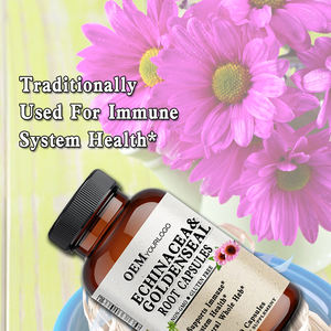 Capsule di <span class=keywords><strong>Echinacea</strong></span> per Adulti, Integratore Alimentare Naturale a Base di Erbe, 60 Capsule/Flacone, Supporto Immunitario - Product Image 4