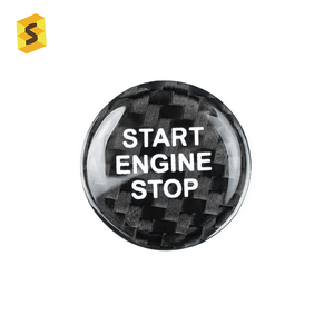 Botón de Encendido de Motor de Fibra de Carbono Real Shasha, Accesorios Interiores para Automóvil, para <span class=keywords><strong>Seat</strong></span> Cupra <span class=keywords><strong>Leon</strong></span> 2021 2022 2023 <span class=keywords><strong>2024</strong></span> 2025 - Product Image 1