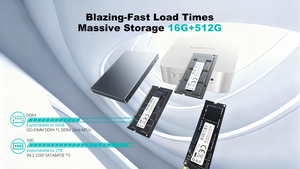 Leaderhub LPDDR4X 8GB OEM/ODM Mini PC Aziendale con Bee-<span class=keywords><strong>link</strong></span> N100 - Product Image 3