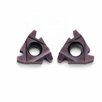JiuzhouTimes 16ER 16IR CVD Coated HRC45 Carbide Threading Inserts for Steel Stainless CNC Lathe/Turning Machines OEM/ODM