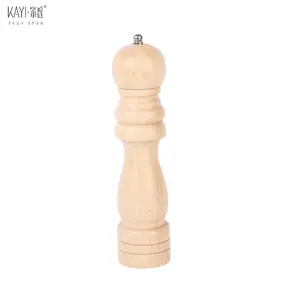 Good Quality Manufacture Salt And Pepper Wood Grinder Manual Adjustment Pepper Spice Mill Wooden Pepper Mills Grinder