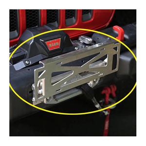 Lantsun Khung Biển Số JL1184-2 Cho Xe Jeep Cho Wrangler Giá Đỡ Biển Số Giá Đỡ Biển Số Bằng Thép Không Gỉ - Product Image 1