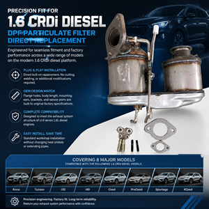 Filtro Particolato DPF per Kona, Tucson, I30, I40, Ceed, Proceed, Sportage, <span class=keywords><strong>Xceed</strong></span> 1.6CRDi - Product Image 6