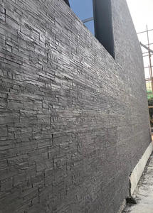 Tuile de revêtement en pierre rayée mur intérieur imperméable bricolage écologique pierre rayée pour mur extérieur de fond de télévision - Product Image 3