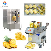 Industriële ananas schil- en snijmachine set voor fruitverwerking, 500 kg/uur