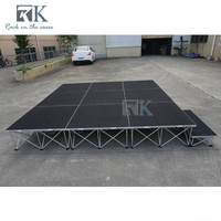 Plateforme de scène de 40 cm de hauteur à installer avec clé hexagonale, scène légère en promotion