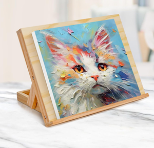 Caballete de Arte con Ángulo Ajustable, Caballete de Mesa para Pintar, Tablero de Dibujo de Madera para Artistas, Principiantes y Estudiantes - Product Image 5