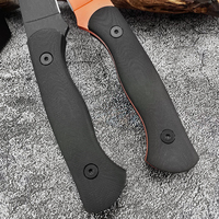 Couteau droit multifonctionnel de survie en milieu sauvage, couteau tactique d'aventure en jungle en acier inoxydable, outils de camping en plein air