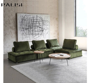 Offre Spéciale : Ensemble de Canapés Modulaires en Tissu Piemonte (Italie) – Design Moderne, Canapé Sectionnel Cubique Tofu – Vente en Gros de Mobilier - Product Image 6
