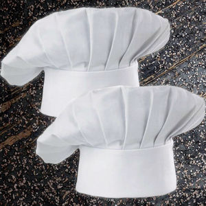 Casquette de chef pour adulte, de qualité supérieure, réglable, en polyester tissé élastique, casquette de chef unisexe, accessoires pour restaurants et bars - Product Image 3