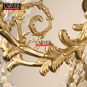 Lustre en laiton et cristal à hauteur réglable pour salon <span class=keywords><strong>de</strong></span> villa <span class=keywords><strong>de</strong></span> luxe, luminaires pour hôtel <span class=keywords><strong>de</strong></span> style palais français et salle <span class=keywords><strong>de</strong></span> banquet, vente en gros - Product Image 5