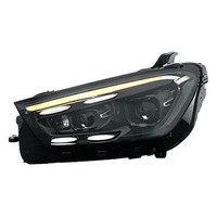 Accessoires automobiles JSL, ensemble de phares pour Mercedes Benz GLE W167 2020-2024, lentilles LED modifiées, feux de jour