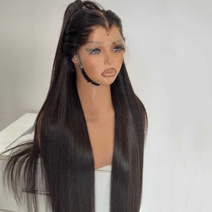 วิกผมหน้าผากลูกไม้ HD <span class=keywords><strong>ทรง</strong></span> M Shape Lagos <span class=keywords><strong>ผม</strong></span>แท้ 100% แบบตรงธรรมชาติ พร้อมสวมใส่ ไม่ต้องใช้กาว - Product Image 1