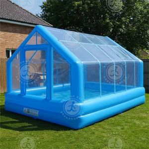 Tente d'air transparente de <span class=keywords><strong>piscine</strong></span> de serre gonflable pour le dôme de mariage de véranda d'enfants de natation et d'auvent d'extérieur - Product Image 4