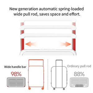 2025 mới đa chức năng và đa màu 20 inch phía trước mở khoang hành lý 24 inch trung tâm rộng kéo thanh du lịch - Product Image 4
