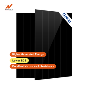 Wingosolar A级Topcon全黑双玻双面太阳能电池板475W 480W 490W单晶高效 - Product Image 1