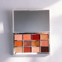 Palette de maquillage pour les yeux en poudre mate imperméable à effet caméléon duochrome avec finition scintillante pour les tons de peau clairs, foncés et moyens