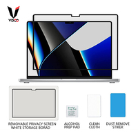 Protecteur professionnel, cadre amovible, étiquette de montage adhésive, filtre de confidentialité, protecteur d'écran pour Surface Pro 8/9