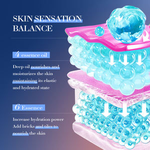 핫 세일 도매 SADOER 히알루론산 로즈 이중층 진정 미백 보습 에센스 수분 공급 스킨케어 세럼 - Product Image 3