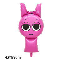 Nouveau jeu de boîte de rythme en peluche Sprunki transfrontalier ballon en aluminium décorations de scène de fête d'anniversaire pour enfants