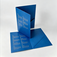 Personnalisation de logo sur mesure, dossiers de présentation A4 pour entreprises et écoles, impression de dossiers de documents avec poches