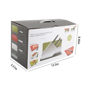 Juego de 3 Tablas de Cortar con Cuchillos para Cocina, Juego de Cuchillos Esenciales - Product Image 2