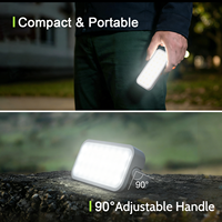 Lampe de travail LED portable rechargeable Azocek Bright, 600 lumens, indice de protection IP20, intensité réglable, fixation magnétique, utilisation en atelier, 5 couleurs, mode SOS