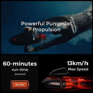 Pro <b>Pump</b> Jet Scooter Waterproof 4-Speed Power 40m Depth HD Display Long <b>Battery</b> Life Data Record Pro Pro <b>Pump</b> Jet Scooter - Product Image 4