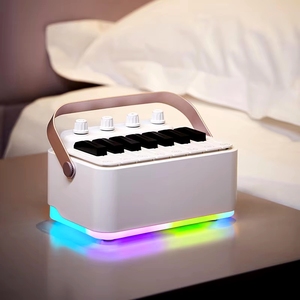 Clavier de batterie électronique <span class=keywords><strong>numérique</strong></span> portable 15 touches avec haut-parleur et lumières LED colorées Flanger - Product Image 3