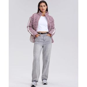 Chaqueta Acolchada con Estampado Floral para Mujer FOXA, Chaqueta de Invierno con Cierre Completo, Cuello Alto y Manga Larga - Product Image 6