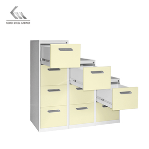 Nhiều Màu sắc Thép điền Tủ sắt 2 3 4 ngăn kéo tủ kết hợp kim loại lưu trữ tập tin tủ - Product Image 5