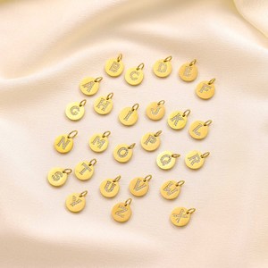 <span class=keywords><strong>จ</strong></span>ี้ตัวอักษร A-Z สแตนเลสสตีลแฟชั่น ประดับเพชร สำหรับ<span class=keywords><strong>ท</strong></span>ำสร้อยคอ DIY - Product Image 1