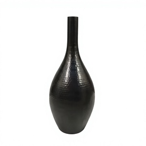 Modern High Quality Flower Vase Handcrafted Sofa Side Table Decorative Hammered Flower Pot for Hotel Decoration and Gifting - Product Image 1