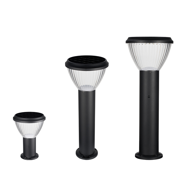 Moderno impermeable al aire libre en una iluminación integrada Post vía Led luz Solar del jardín