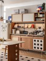 Vente en gros d'usine, meubles de rangement personnalisés, meubles de maison, armoire latérale de salle à manger d'hôtel, armoire en bois pour la cuisine et le salon