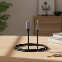 Cable de Audio Tipo-C a Doble RCA, Conductor de Cobre Libre de Oxígeno, Revestimiento de TPE para Computadoras, Teléfonos Móviles, Amplificadores y Altavoces