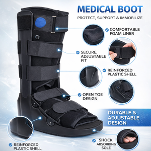 Botas Ortopédicas Duraderas <span class=keywords><strong>para</strong></span> Recuperación de Fracturas, Ligeras, Cómodas y <span class=keywords><strong>para</strong></span> Rehabilitación Hospitalaria - Product Image 1