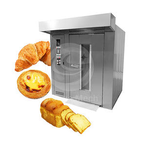 فرن دوار كهربائي صناعي يعمل بالديزل والغاز بـ 64/16/32 صينية للمخابز التجارية، معدات خبز بسعر تنافسي - Product Image 5