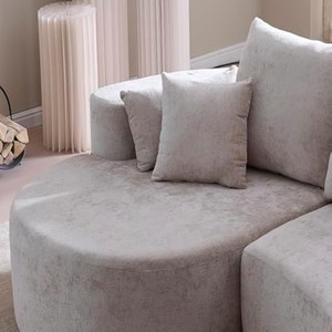 Unisofa mùa xuân cắt ghế để bán trong hộp đồ nội thất nhà miếng bọt biển cong sofa sang trọng nén mùa xuân lười biếng sofa - Product Image 6