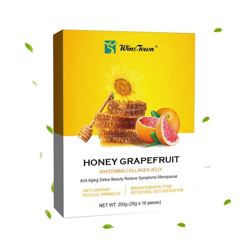 Gezonde Collageengelei Propolis Witter Huidverzorging Fruitig Zuigende Jelly Bag Sinaasappelsmaak Bessencollageen Jelly Stick