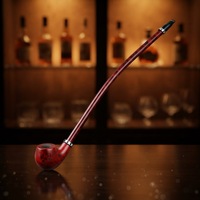Pipe à tabac FUTENG en bois de rose, filtre intégré, longue poignée, ensemble de pipes en bois massif, accessoires pour fumeurs, vente en gros