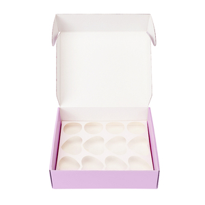 กล่องกระดาษลูกฟูกสีชมพูสำหรับจัดส่งสินค้ากล่องกระดาษพับสำหรับใส่รองเท้าพร้อมโลโก้ - Product Image 2