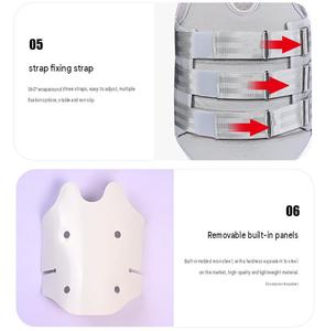 Tutore Toracolombare Termoplastico a Bassa Temperatura, Ortesi Post-Operatoria Modellabile per Colonna Vertebrale e Zona <span class=keywords><strong>Lombare</strong></span> - Product Image 6