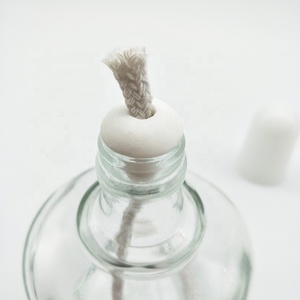 <span class=keywords><strong>Lampe</strong></span> <span class=keywords><strong>à</strong></span> huile Wick avec support en céramique en fibre de verre pour bouteille de vin pour bougies et accessoires de parfum - Product Image 2