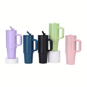 Vaso Térmico de Acero Inoxidable 304/201 de 40oz, 5.ª Generación, con Popote Plegable, Aislamiento al Vacío (6-12h de Retención de Temperatura), Ideal para Cerveza Fría, Regalo Perfecto - Product Image 1