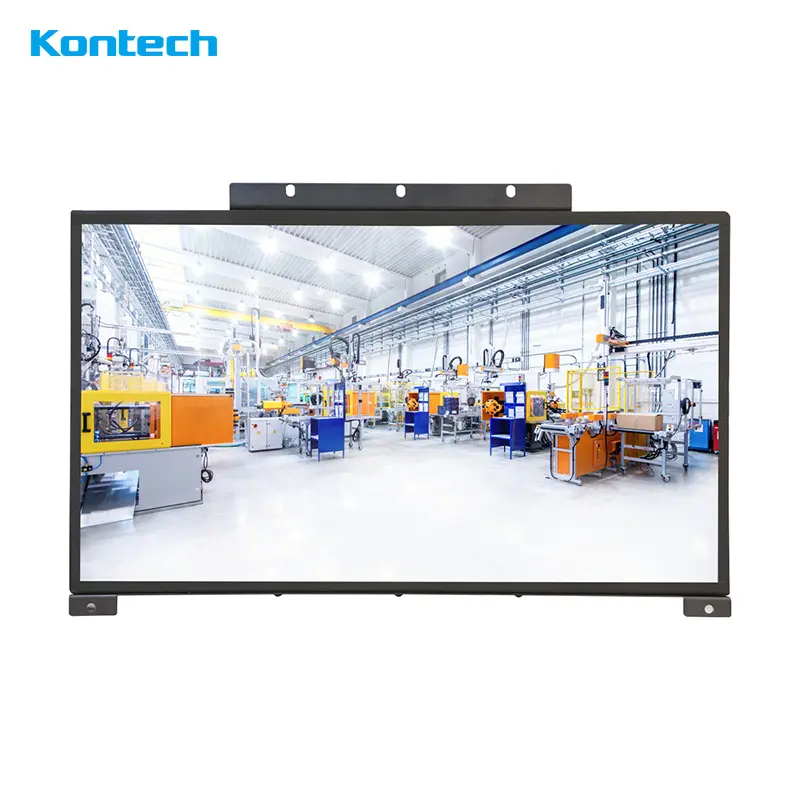 Monitor industri layar sentuh kapasitif LCD, bingkai terbuka 19 "/22"/24 "/27"/32 "/43