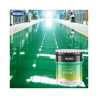 Peinture pour sols à base d'eau, respectueuse de l'environnement, résistante à l'usure, imperméable, peinture pour sols à base d'eau pour garage, entrepôt, atelier