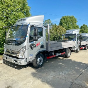 รถบรรทุกตู้แห้งขนาดเล็ก 5 ตัน ยี่ห้อ Foton ขับเคลื่อน 4x2 พร้อมรั้วกั้น ขาย - Product Image 1