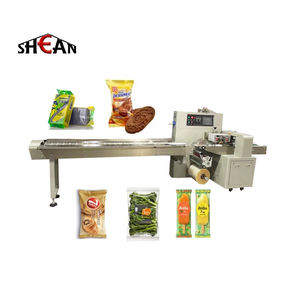 Máquina automática de embalaje de verduras de paletas de <span class=keywords><strong>pan</strong></span> rebanado de croissant de pita francesa de sándwich de galleta de pastel de <span class=keywords><strong>Brioche</strong></span> de flujo de alta velocidad - Product Image 4