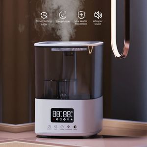 Hiện Đại Tối Giản 4L Xách Tay Im Lặng Thông Minh Sương Mù Tạo Độ Ẩm Phòng Ngủ Máy Tính Để Bàn Máy Tạo Độ Ẩm Không Khí Với Bầu Không Khí Đèn LED - Product Image 5